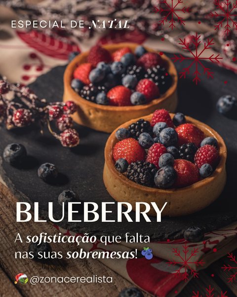 Blueberry desidratado: a sofisticação que falta nas suas sobremesas 🌟