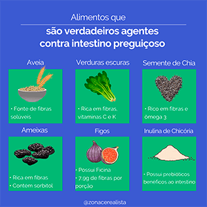 Alimentos que são verdadeiros agentes contra o intestino preguiçoso ...