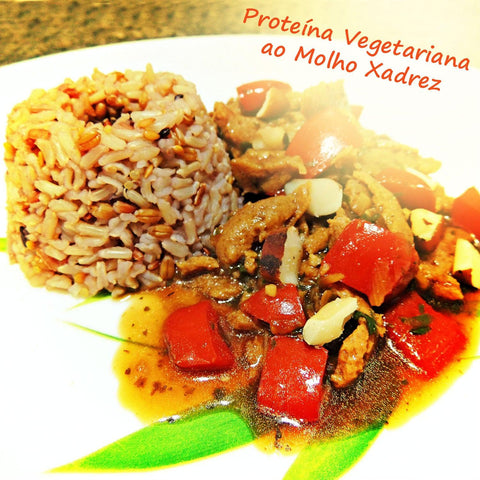 PROTEÍNA VEGETARIANA AO MOLHO XADREZ! - Zona Cerealista Online