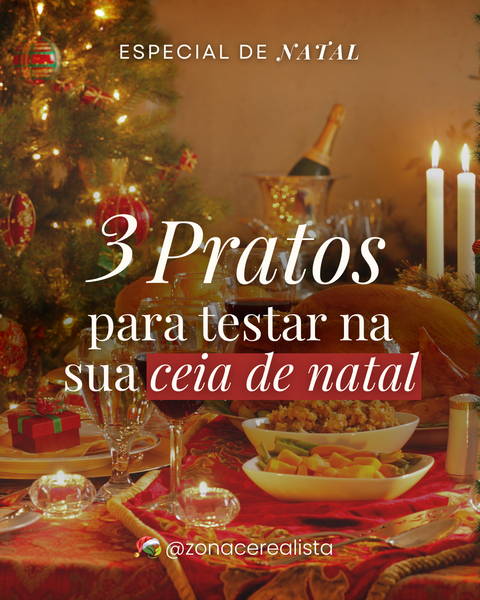 3 Pratos para testar na sua ceia de Natal 🎅🏻🍲