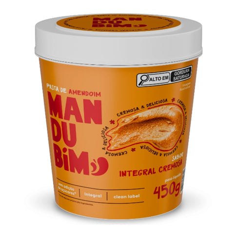 Pasta de Amendoim Integral Mandubim (450g)