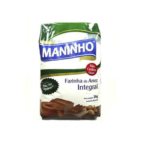 Farinha de Arroz Integral Maninho 1kg
