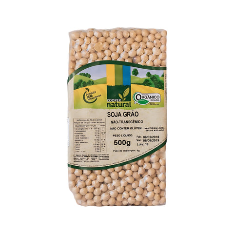 Soja em Grãos Orgânica Coopernatural 500g
