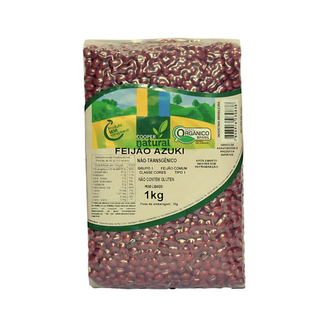 Feijão Azuki Orgânico Coopernatural 1kg