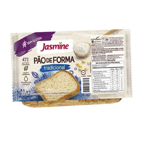 Pão Sem Glúten Tradicional Jasmine 350g
