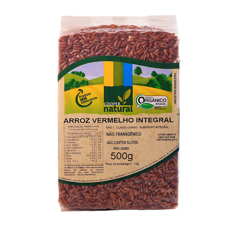 Arroz Vermelho Integral Orgânico CooperNatural 500g