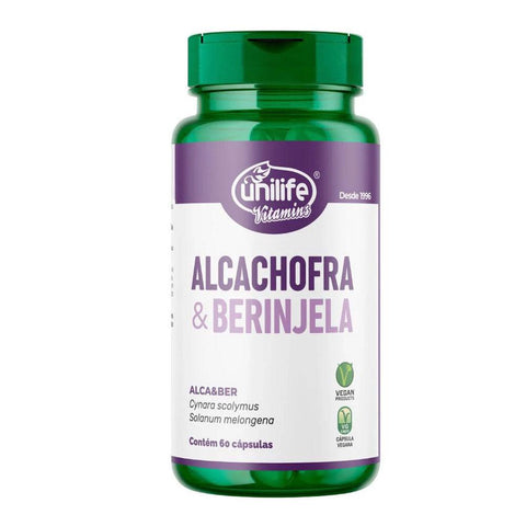 Alcachofra Com Berinjela - Unilife - 60 Cápsulas