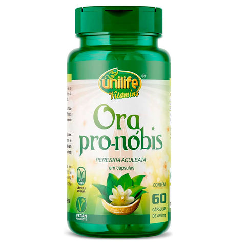 Cápsula Ora Pro-Nobis - Unilife - 60 Cápsulas