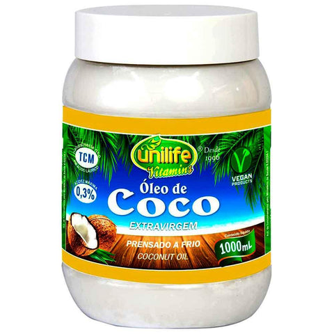 Óleo De Coco Extra Virgem Unilife 1L