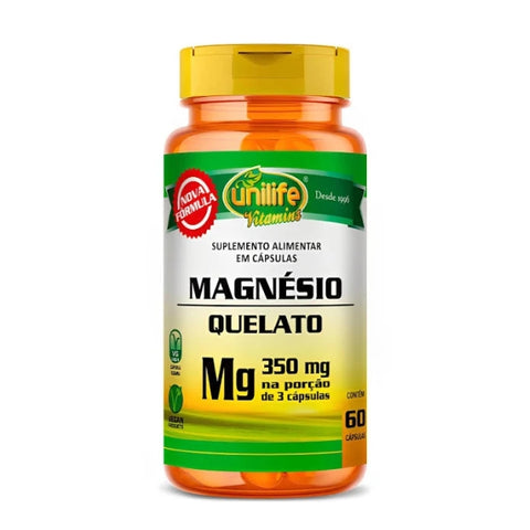 Magnésio Quelato - Unilife - 60 Cápsulas