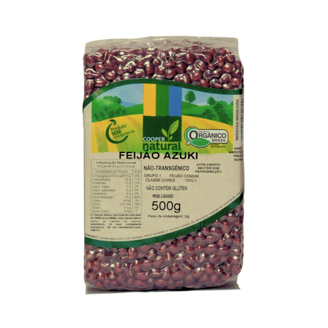 Feijão Azuki Orgânico Coopernatural 500g