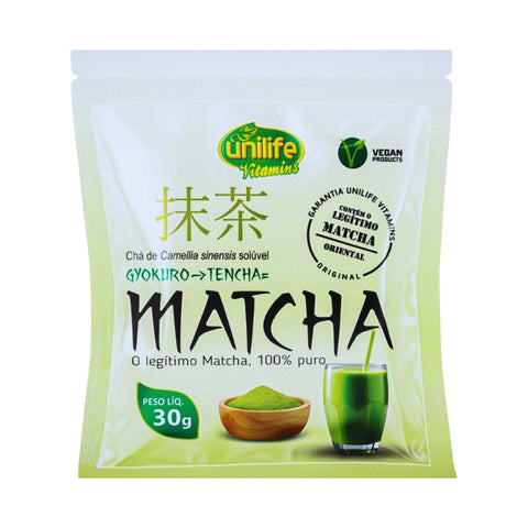 Matchá Legítimo Puro Unilife 30g