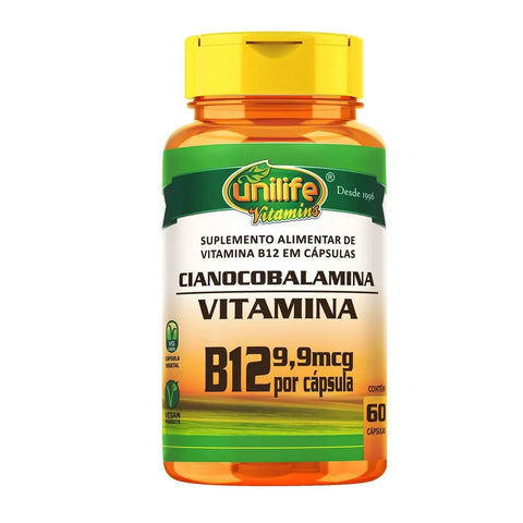 Vitamina B12 Cianocobalamina Unilife 60 Cáps