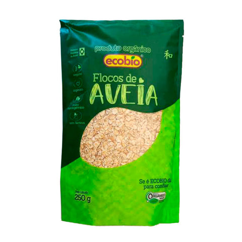 Flocos de Aveia Orgânico Ecobio 250g