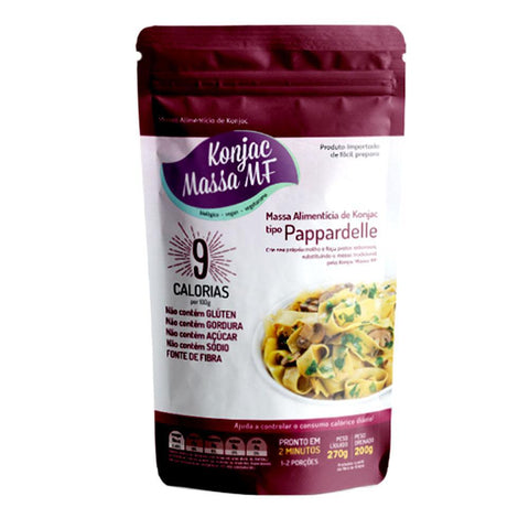 Massa Alimentícia de Konjac Tipo Pappardelle Konjac 270g