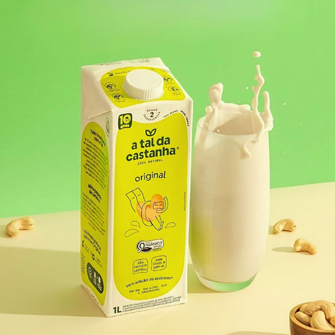 Bebida de Castanha de Caju Original A Tal da Castanha 1L