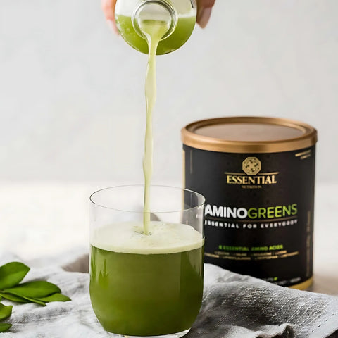 Aminoácidos Amino Greens Suco Verde Essential Nutrition 261g