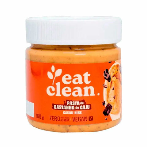 Pasta de Castanha de Caju Cacau Nibs Eat Clean 160g