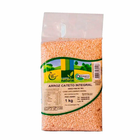 Arroz Cateto Integral Orgânico CooperNatural 1kg