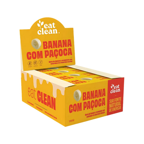 Barra de Banana com Paçoca Eat Clean (Cx c/12un de 30g)