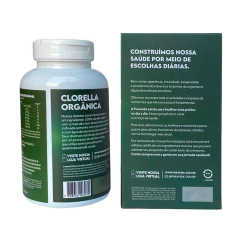 Clorella Premium Puravida 100g (200 Tabletes)
