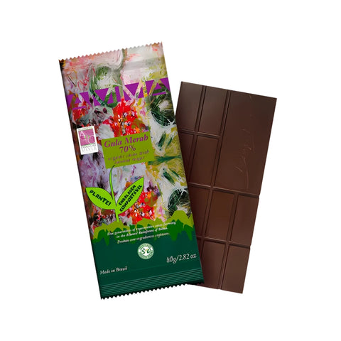 Chocolate Orgânico 70% Cacau Gula Merah AMMA 80g