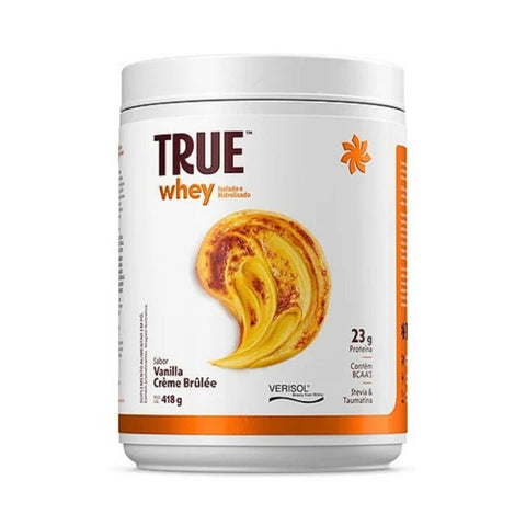 True Whey Hidrolisado e Isolado Vanilla Crème Brûlée True Source 418g