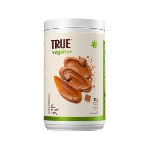 True Vegan Proteína Isolada Vegana Doce de Leite True Source 837g