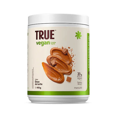 True Vegan Proteína Isolada Vegana Doce de Leite True Source 418g