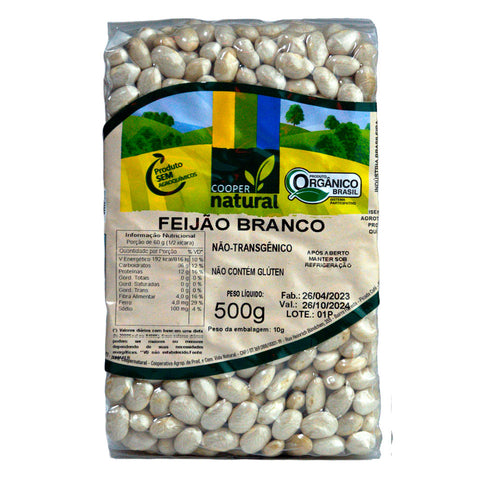 Feijão Branco Orgânico Coopernatural 500g