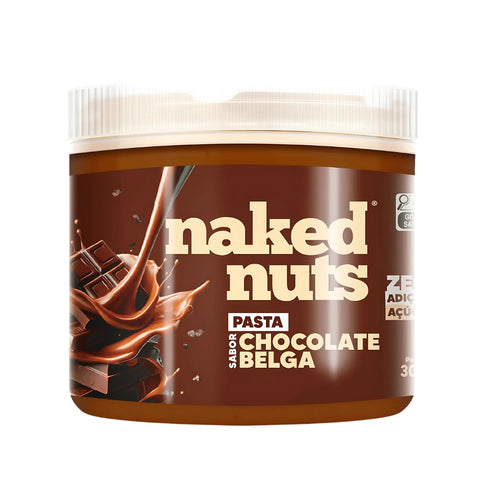 Pasta De Castanha De Caju Com Chocolate Belga Naked Nuts 300G
