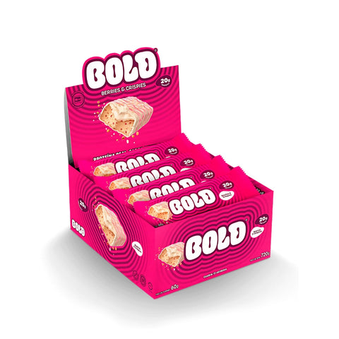 Barra de Proteína Berries Crispies Bold (Cx c/12 un de 60g)
