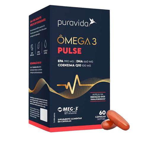 Ômega-3 Pulse Puravida 60 caps