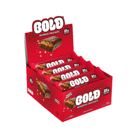 Barra de Proteína Bombom Crocante Bold (Cx c/12 un de 60g)