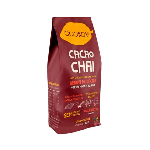 Bebida de Cacau e Especiarias Cacao Chai Cookoa 300g