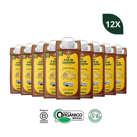 Bebida Vegetal Chocolate Choconuts A Tal da Castanha (Cx 12un de 200ml)