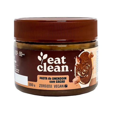 Pasta de Amendoim Cacau Zero Açúcar Eat Clean 300g