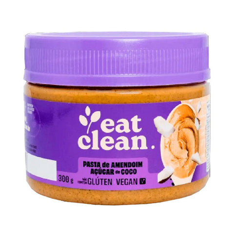 Pasta de Amendoim com Açúcar de Coco Eat Clean 300g