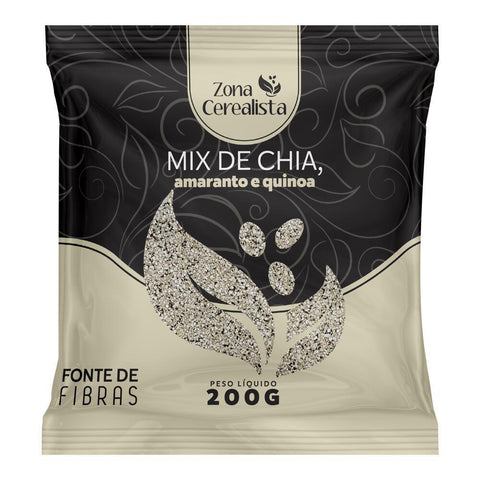 Mix de Chia, Amaranto e Quinoa Zona Cerealista 200g

