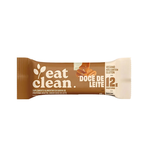Barra de Proteína Doce de Leite Eat Clean (Cx c/ 12uni de 45g)