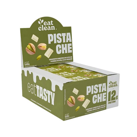 Barra de Proteína Pistache Eat Clean (Cx c/ 12uni de 45g)