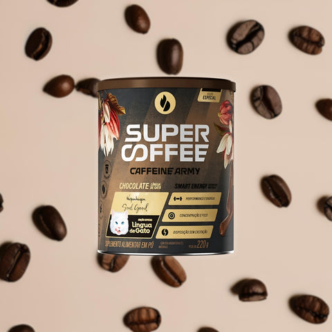 Supercoffee Língua de Gato Caffeine Army 220g