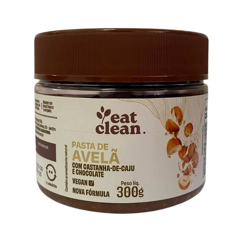 Pasta de Avelã com Castanha-de-Caju e Chocolate Eat Clean 300g