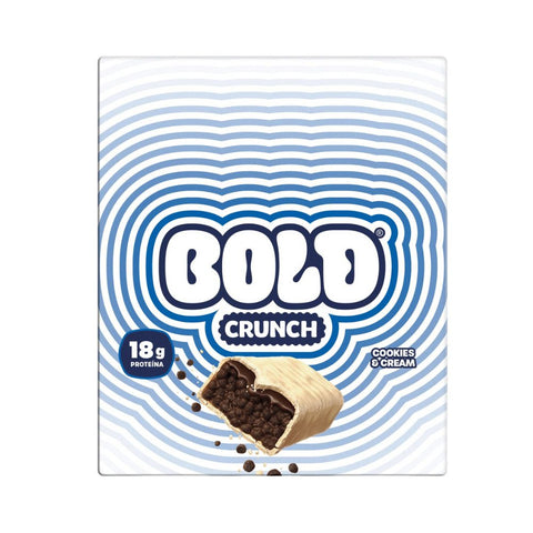 Barra de Proteína Crunch Cookies & Cream Bold (12 un de 60g)
