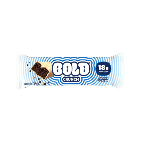 Barra de Proteína Crunch Cookies & Cream Bold (12 un de 60g)