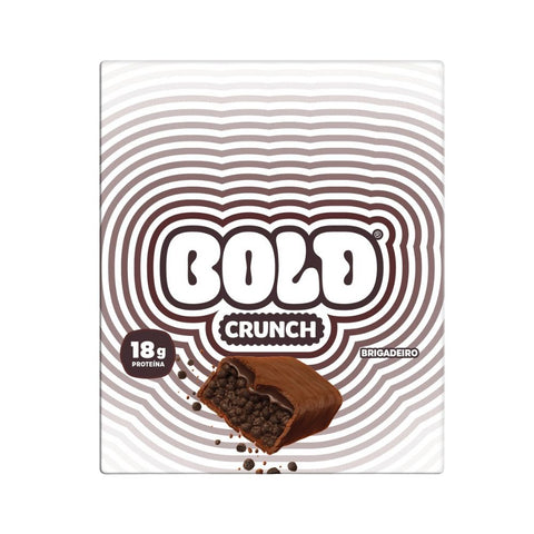 Barra de Proteína Crunch Brigadeiro Bold (12 un de 60g)