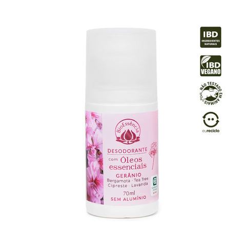 Desodorante Natural Floral BioEssência 70ml