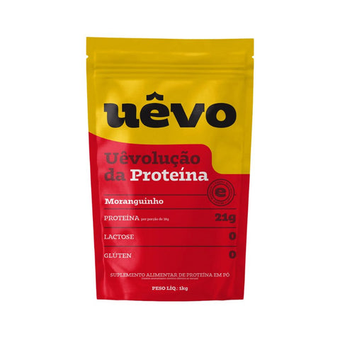 Proteína Sabor Morango Uêvo 1kg