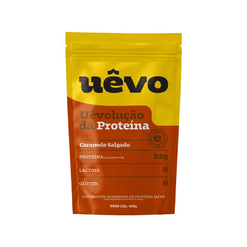 Proteína Sabor Caramelo Salgado Uêvo 420g