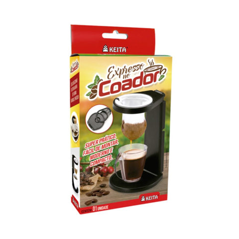 Coador de Café Pano com Suporte Dobrável